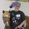 Beth and Star, a Therapeutic Riding horse